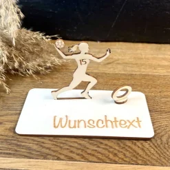Geldscheinhalter Handball, Handballspieler, Geldgeschenk, Geburtstag, Wunschtext, Personalisierbar