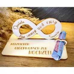 Geldscheinhalter Hochzeit, Hochzeitspaar, Herz, Unendlich, Infinity, Geldgeschenk, Geschenk, Wunschtext, Personalisierba