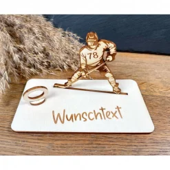 Geldscheinhalter Inlinehockey, Inlinehockeyspieler, Geldgeschenk, Geburtstag, Geschenk, Wunschtext, Personalisiert