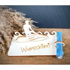 Geldscheinhalter Jet Ski, Jetski, Wasser, Geldgeschenk, Geburtstag, Geschenk, Wunschtext, Personalisierbar