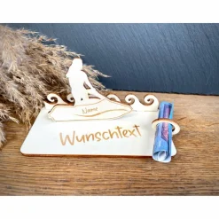 Geldscheinhalter Jet Ski, Jetski, Wasser, Geldgeschenk, Geburtstag, Geschenk, Wunschtext, Personalisierbar