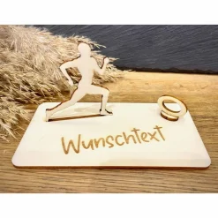 Geldscheinhalter Joggen, Laufen, Geldgeschenk, Geburtstag, Geschenk, Wunschtext, Personalisiert