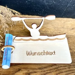 Geldscheinhalter Kanu, Kajak, Paddeln, Boot, Geldgeschenk, Geburtstag, Geschenk, Wunschtext, Personalisierbar
