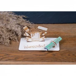 Geldscheinhalter Maler, Renovierung, Geldgeschenk, Geburtstag, Geschenk, Wunschtext, Personalisierbar