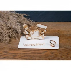 Geldscheinhalter Maler, Renovierung, Geldgeschenk, Geburtstag, Geschenk, Wunschtext, Personalisierbar
