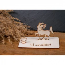 Geldscheinhalter Pferd, Geldgeschenk, Geburtstag, Reiten, Geschenk, Wunschtext, Personalisierbar