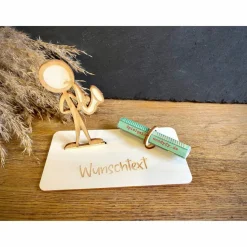 Geldscheinhalter Saxophon, Instrument, Musik, Strichmännchen, Stick Figure, Geldgeschenk, Geburtstag, Geschenk, Wunschte