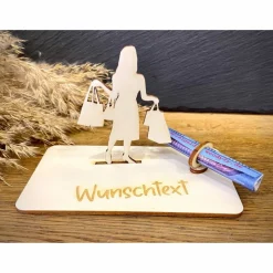 Geldscheinhalter Shopping, Einkaufen, Geldgeschenk, Geburtstag, Geschenk, Wunschtext, Personalisierbar