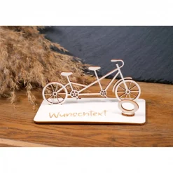 Geldscheinhalter Tandem, Fahrrad, Geldgeschenk, Geburtstag, Rad, Geschenk, Wunschtext, Personalisierbar