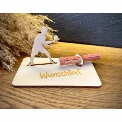 Geldscheinhalter Tischtennis, Geldgeschenk, Geburtstag, Tischtennisspieler, Geschenk, Wunschtext, Personalisierbar