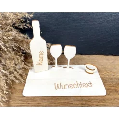 Geldscheinhalter Wein, Weinglas, Party, Feier, Feiern, Genuss, Geldgeschenk, Geburtstag, Geschenk, Wunschtext, Personali