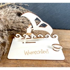 Geldscheinhalter Wingfoiler, Surfen, Surfer, Wasser, Geldgeschenk, Geburtstag, Geschenk, Wunschtext, Personalisierbar
