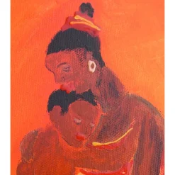 Gemälde USALAMA abstrakte Acrylmalerei  auf einem Keilrahmen Kunst direkt v. Künstler Malerei Acrylbild