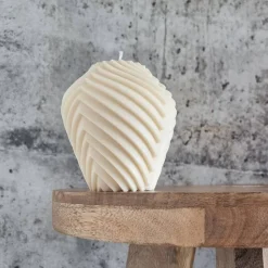 Geometrische Design-Kerze aus Sojawachs | Origami Kerzen l Groß I Minimalistische Deko | Handgefertigt