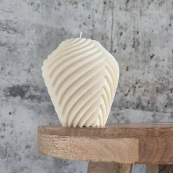 Geometrische Design-Kerze aus Sojawachs | Origami Kerzen l Groß I Minimalistische Deko | Handgefertigt