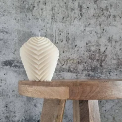 Geometrische Design-Kerze aus Sojawachs | Origami Kerzen l Groß I Minimalistische Deko | Handgefertigt