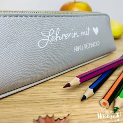 Geschenk | Einschulung | Abschied | Federmäppchen | Federmappe | Geschenk für Lehrer oder Lehrerin | Etui | Studium