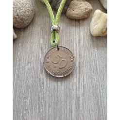 Geschenk / Kette mit einem  50-Pfennig-Stück von 1973  /  Geburtstag / Jubiläum