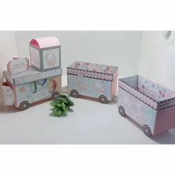 Geschenk Baby Girl Geburt Verpackung Zug Baby Bayparty Geschenkbox Geschenkschachtel