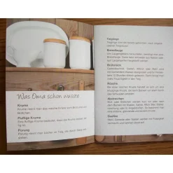 Geschenk Booklet , Büchlein, Taschenbuch mit Geschenkkarte -  Interessantes, Leckeres, Witziges aus Omas Backstube