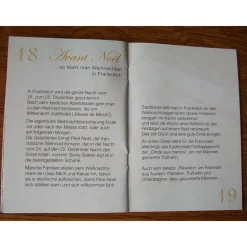 Geschenk Booklet , Büchlein mit Geschenkkarte -  "Weihnachtszeit" - Sitten und Gebräuche bei den Nachbarn