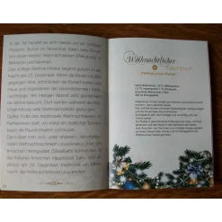 Geschenk Booklet , Büchlein mit Geschenkkarte -  "Weihnachten traditionell" - Sitten und Gebräuche