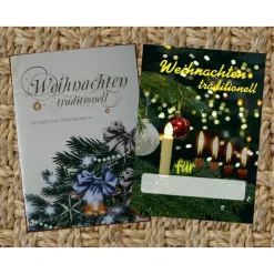 Geschenk Booklet , Büchlein mit Geschenkkarte -  