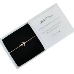 Geschenk Brautmutter – Edles Anker Armband aus Edelstahl – Brautmama Schmuck zur Hochzeit
