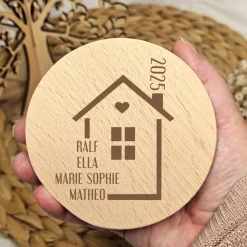 Geschenk Einzug neues Zuhause personalisiert mit Namen Naschglas Aufbewahrungsglas Süßigkeiten