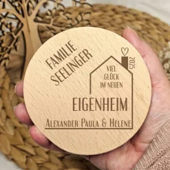 Geschenk Einzug neues Zuhause personalisiert mit Namen Naschglas Aufbewahrungsglas Süßigkeiten