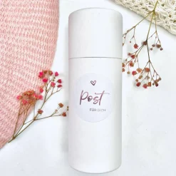 Geschenk Erzieherin Weihnachten mit Trockenblumen