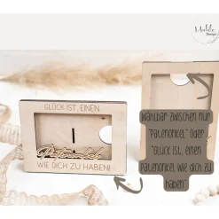 Geschenk für Patenonkel I Bilderrahmen für Pate l Weihnachtsgeschenk l Geschenkidee für Patenonkel