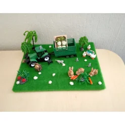 Geschenk Garten Deko – Einzigartige Szene für den Bauernhof oder den Landwirt Deines Vertrauens vom SaBienchenshop