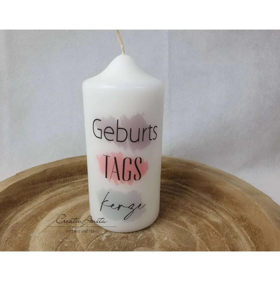 Geschenk -Geburtstagskerze-