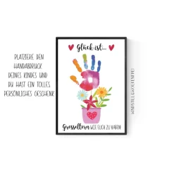 Geschenk Grosseltern Großeltern Weihnachtsgeschenk Oma Opa  persönliches Geschenk Poster personalisiert