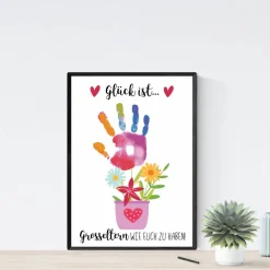 Geschenk Grosseltern Großeltern Weihnachtsgeschenk Oma Opa  persönliches Geschenk Poster personalisiert