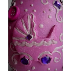 Geschenk HALLO BABY ROSA Geschenk zur Taufe Babyparty Geburt Deko-Ei Deko fürs Babyzimmer für Mädchen