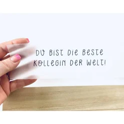 Geschenk Kollegin / beste Kollegin der Welt / Flaschenpost