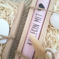Geschenk Kollegin mit Herz Kollege Geschenkset Dankeschön Dekoherz Kerzenhalter rund Kerzenset Geschenkset Stabkerze Hol
