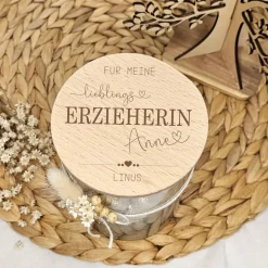 Geschenk Kollegin personalisiert, Nervennahrung Süßigkeiten Vorratsglas, Geschenk Arbeitskollegin Geburtstag