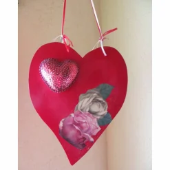 Geschenk mit Herz für die Mama, Oma, Freundin, Holzdeko