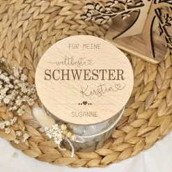 Geschenk Oma Name personalisiert, Vorratsglas weltbeste Oma, Geburtstagsgeschenk Oma, Geschenkidee Geburtstag, Muttertag