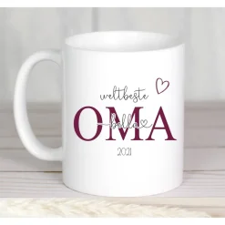 Geschenk Tasse Opi mit Namen, Geschenk Opa, Kaffeetasse personalisiert Opi, Geschenk Vatertag, Vatertagsgeschenk