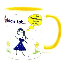 Geschenk Tasse Schwiegermutter, Tasse mit Spruch