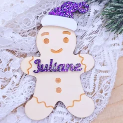 Geschenk Weihnachten Familie | Geschenkanhänger mit Namen | kleine Weihnachtsgeschenke Kinder | Holzanhänger personalisi