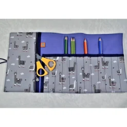 Geschenk zur Einschulung  ,Rollmäppchen, Stiftemäppchen,,Federmäppchen-Lama