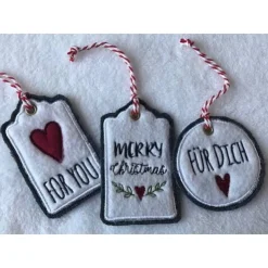 Geschenkanhänger - Weihnachten - 3er Set