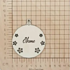 Geschenkanhänger Personalisiert Weihnachten Kugelform Advent Merry Christmas Geschenkdekoration DIY