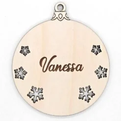 Geschenkanhänger Personalisiert Weihnachten Kugelform Advent Merry Christmas Geschenkdekoration DIY