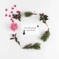 Geschenkaufkleber Set *Süße Weihnachtstiere* / Etiketten für Adventskalender und Weihnachtsgeschenke